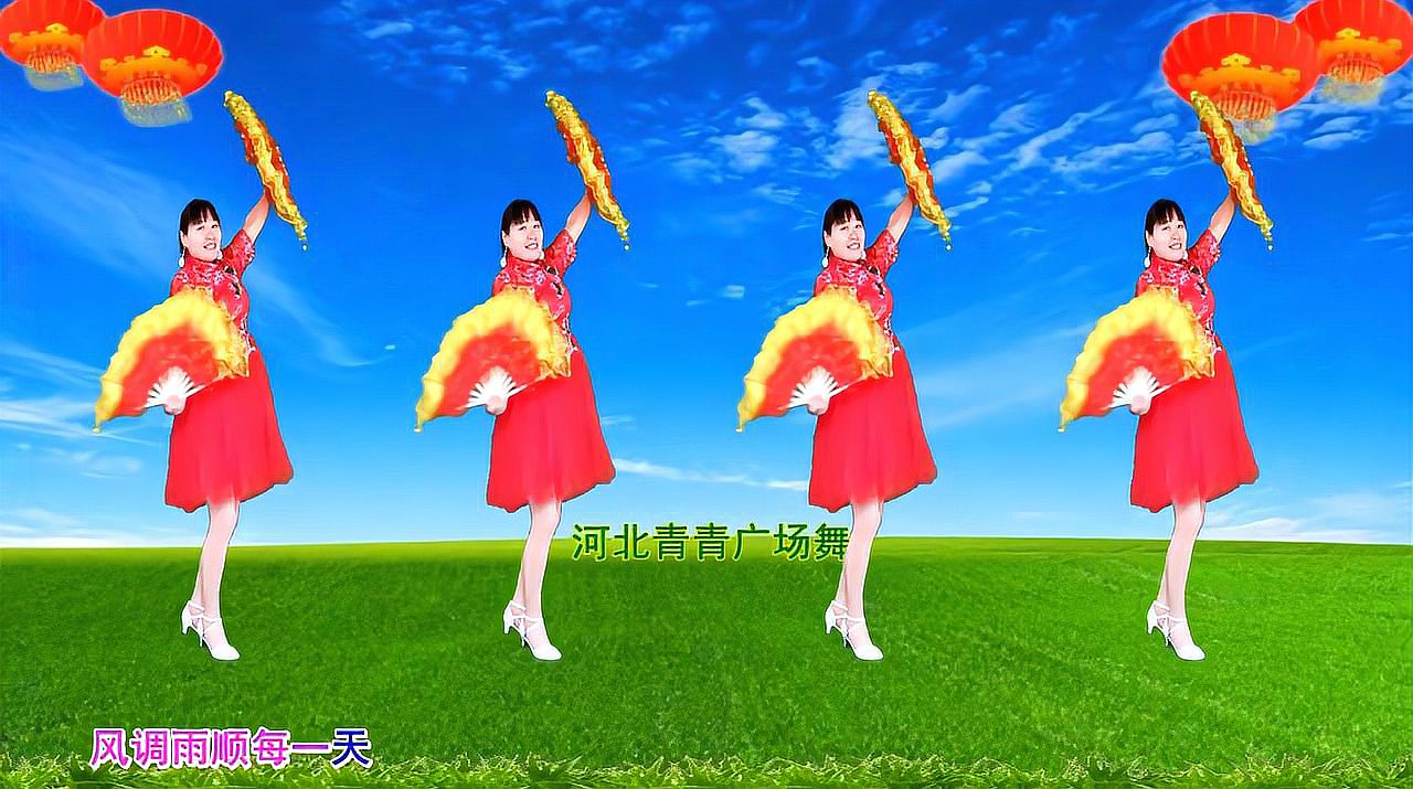最新扇子舞广场舞，韵律之美与活力四溢的魅力展现